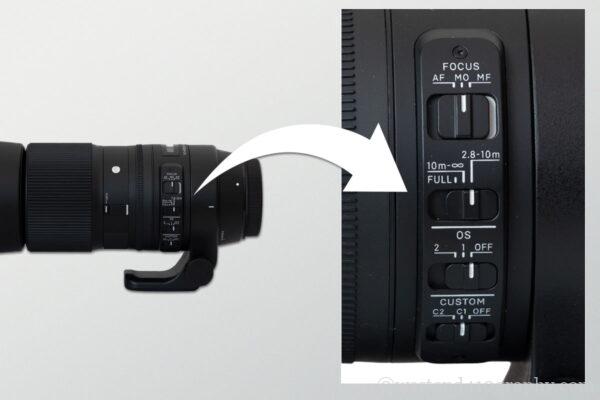 sigma 150-600mm Contemporaryの外観3