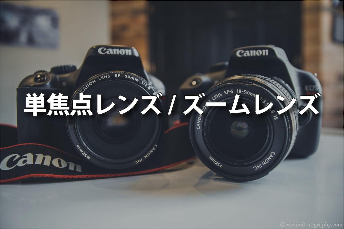 単焦点レンズとズームレンズの違い サムネイル