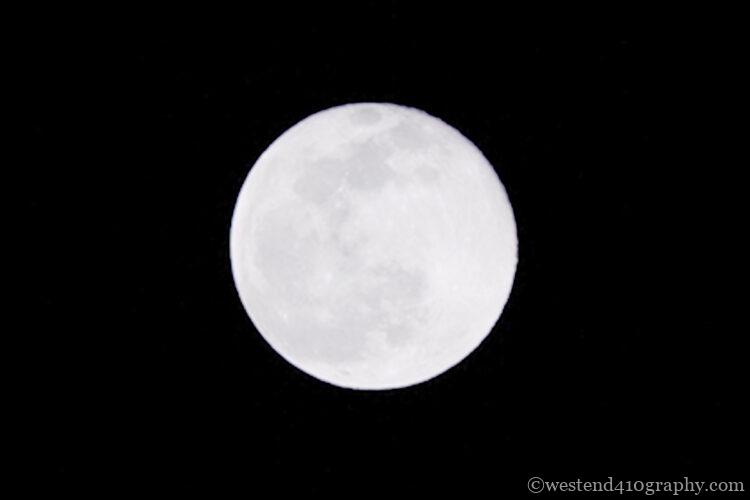 明るく撮れてしまった月の写真