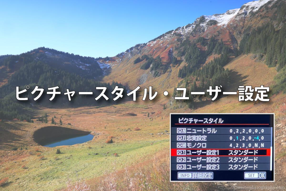 ピクチャースタイルのユーザー設定方法 サムネイル