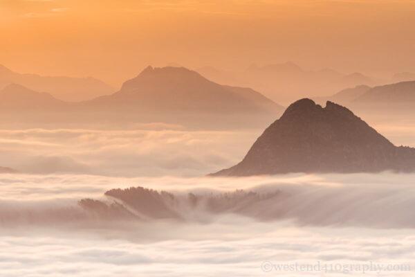 NDフィルターで雲海を撮影した登山写真